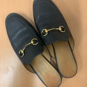 Gucci Black Princeton Slippers size 38